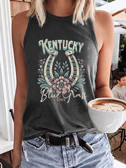 Women's Derby Day Printed Vest