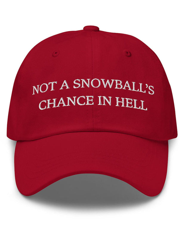 Unisex Not a Snowball's Chance in Hell Canada Print Hat