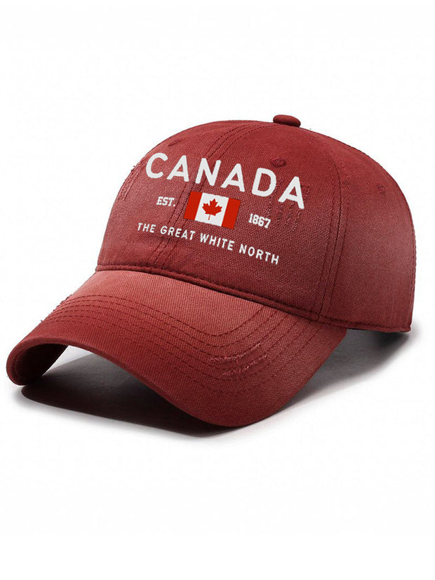 Canada The Great With North Print Hat