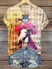 Women's Derby Horse Print T-Shirt