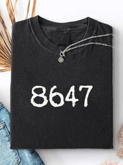 Women's 8647 Printed Casual T-shirt