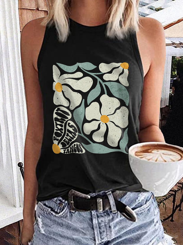 Women's FDT Floral Print Vest