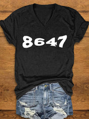 Women's 8647 Printed T-shirt