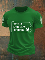 Men's It's A Philly Thing Football Fans Lovers Casual Short Sleeve T-shirt