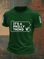 Men's It's A Philly Thing Football Fans Lovers Casual Short Sleeve T-shirt