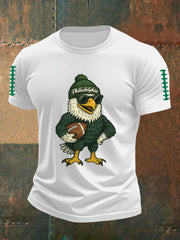 Men's Football Fans Lovers Gameday Casual  Short Sleeve Tee