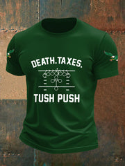 Men's Football Fans Lovers Gameday Casual Short Sleeve T-shirt