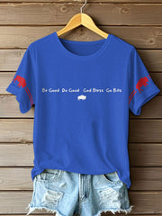 Women's Buffalo Football Lover Printed T-shirt