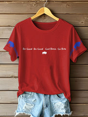 Women's Buffalo Football Lover Printed T-shirt