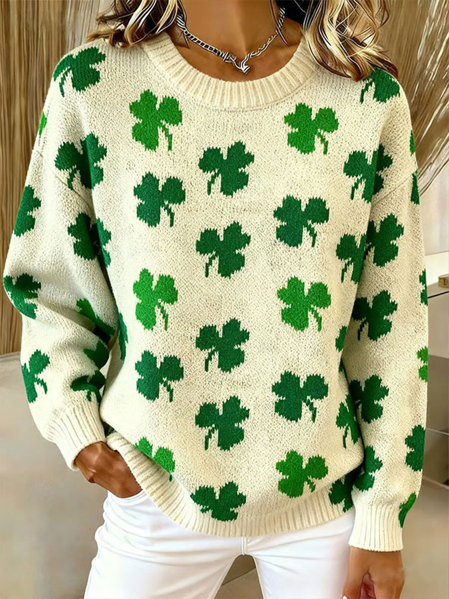 Women's St. Patrick's Day Printed Casual Top