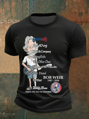 Men's RIP Bob Weir Short-sleeved T-shirt