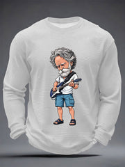 Men's RIP Bob Weir Waffle Long Sleeve T-Shirt