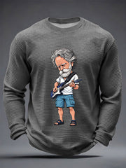 Men's RIP Bob Weir Waffle Long Sleeve T-Shirt