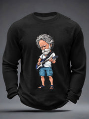 Men's RIP Bob Weir Waffle Long Sleeve T-Shirt