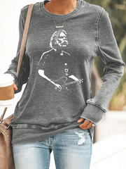 Women's RIP Bob Weir Polyester Waisted Sweatshirt