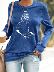 Women's RIP Bob Weir Polyester Waisted Sweatshirt