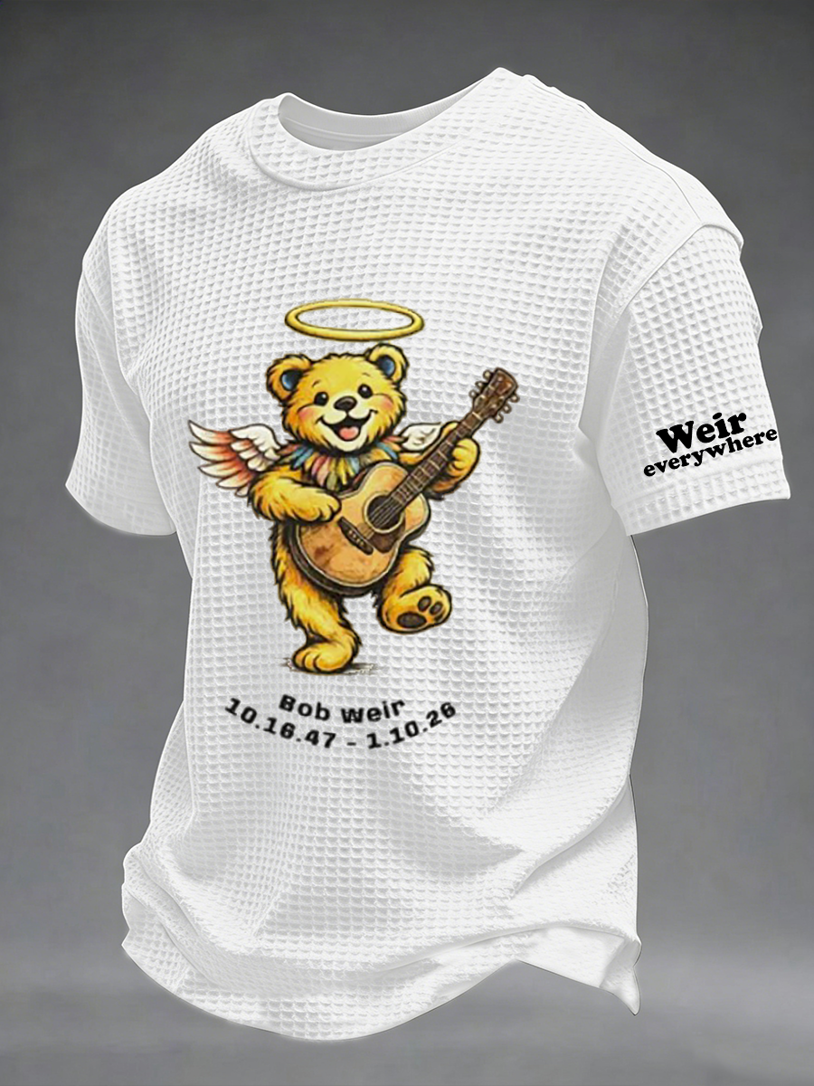 Men's RIP Bob Weir Waffle Short Sleeve