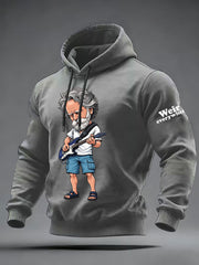 Men's RIP Bob Weir Weir Everywhere Oversized Drop-Shoulder Hoodie