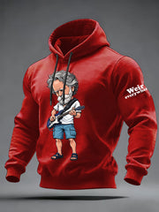 Men's RIP Bob Weir Weir Everywhere Oversized Drop-Shoulder Hoodie