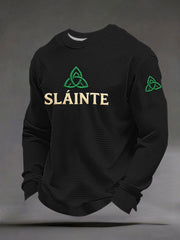 Men's St. Patrick's Day Plaid Print Casual T-Shirt