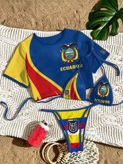 Women's 3-Piece Vacation Bikini Swimsuit Set