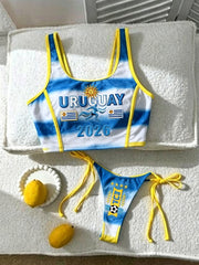 Women's Vacation Two-Piece Bikini Set Swimwear