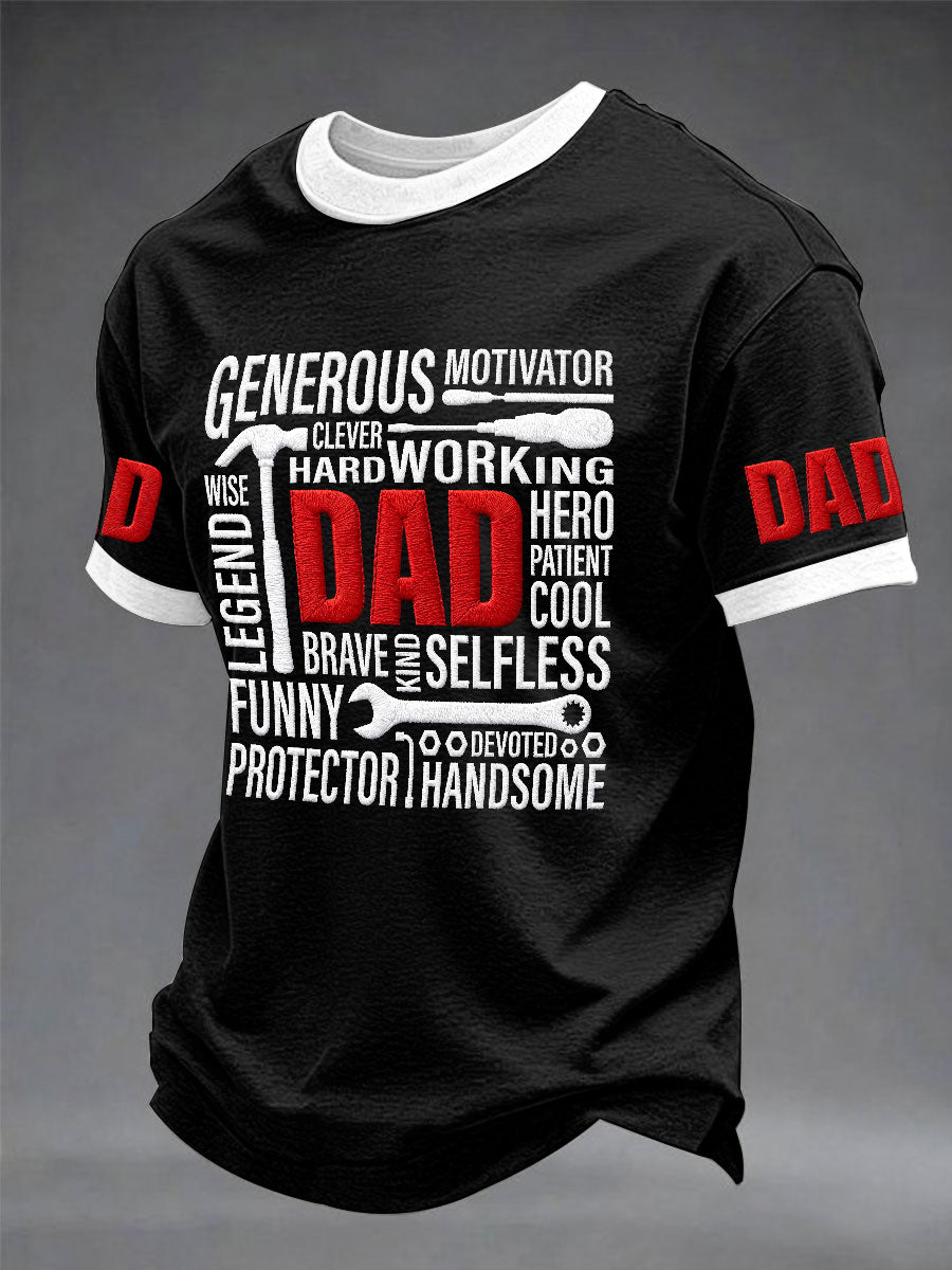 Men's Father's Day Fun Casual T-shirt