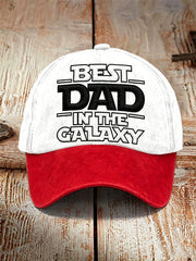 Men's “Best Dad In The Galaxy” Father's Day Fun Casual Unisex  Hat