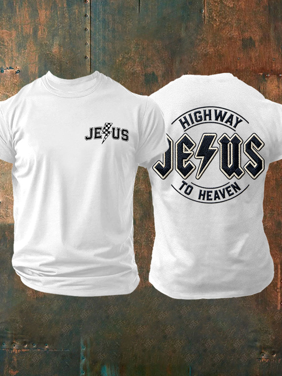 Men's Jesus Christian Casual Unisex T-shirt