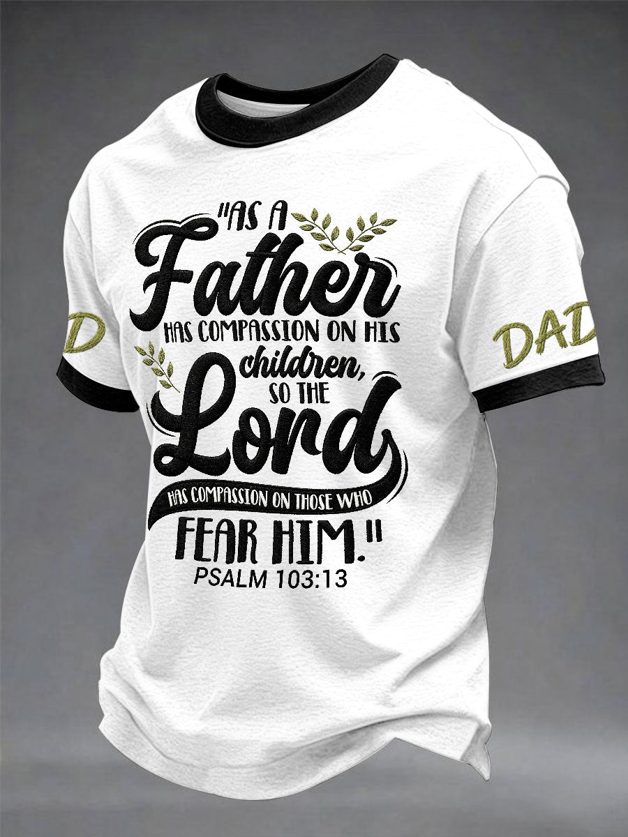 Men's Father's Day Fun Casual Unisex T-shirt