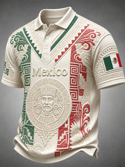 Mexican Art Football Enthusiast Art Print T-shirt