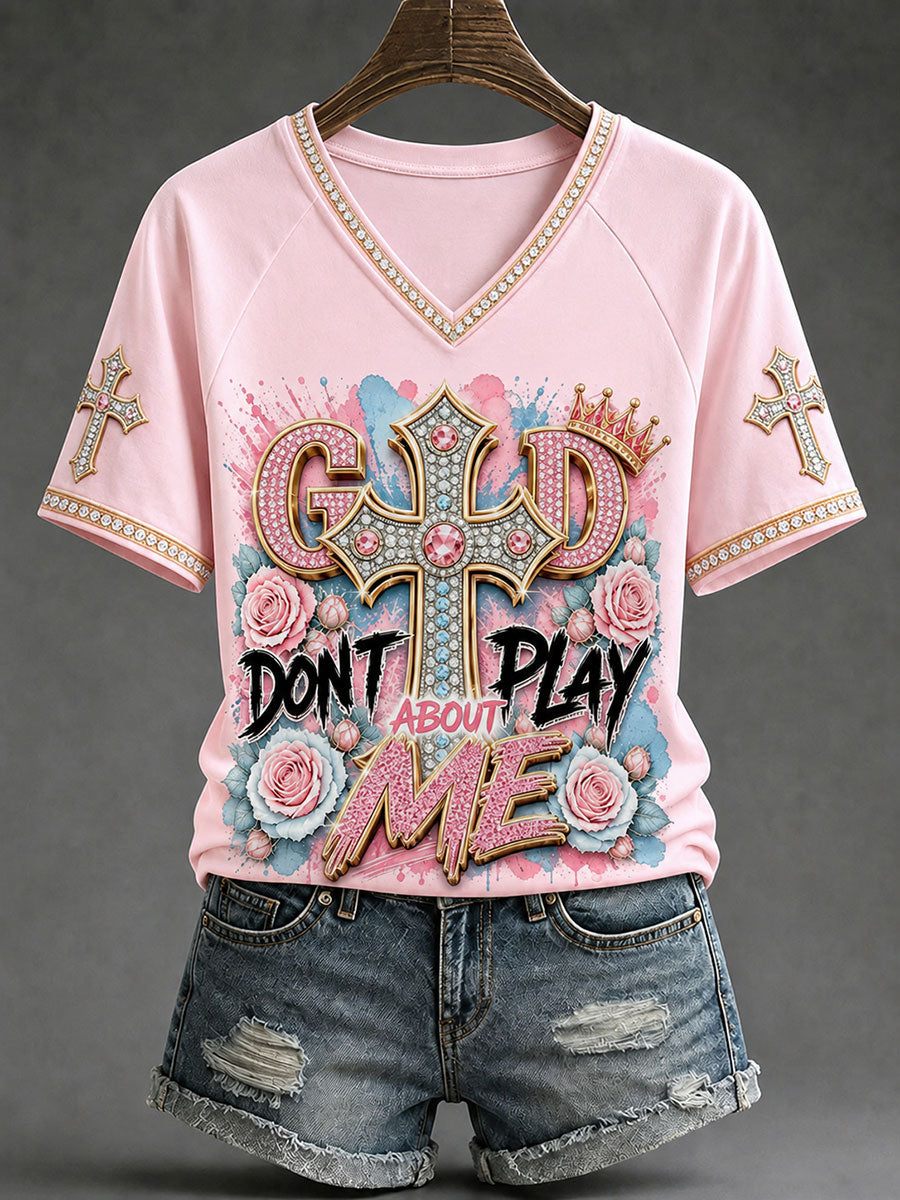 Women's Christian V-neck T-shirts
