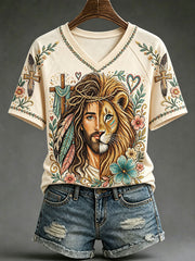 Women's Christian V-neck T-shirts