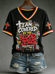 Women's Christian V-neck T-shirts