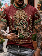 Men's Mexico Art Printed T-shirt