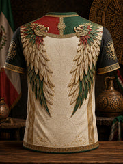 Men's Mexico Pride Art Printed Casual Tops