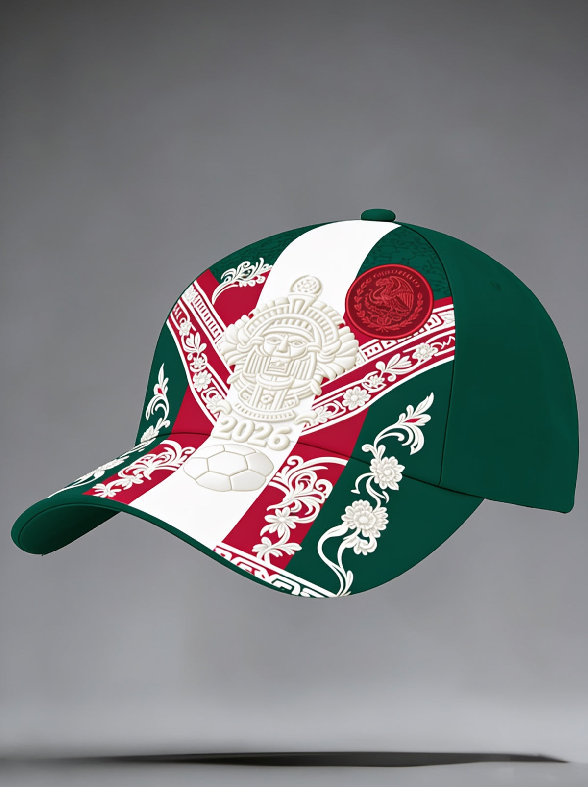 Unisex Mexican Football Match Art Print Hat