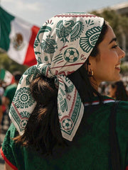 Unisex Mexico Football Lover Art Printed Bandana