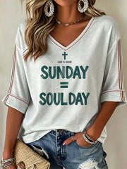 Women's Christian V-neck T-shirts