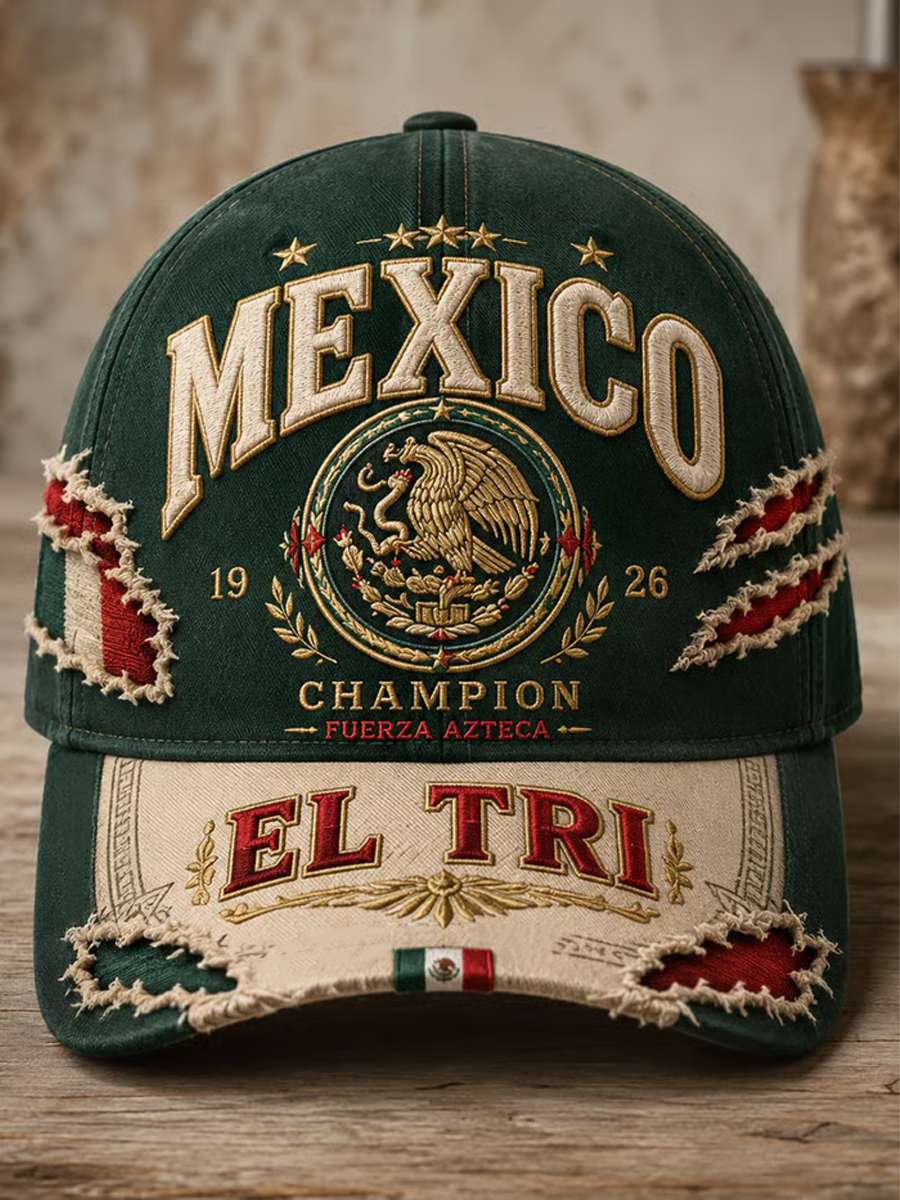 Unisex Mexico Football Printed Hat