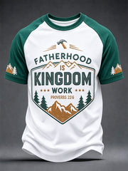 Men's "Fatherhood Is Kingdom Work" T-shirts