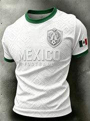 Men's Mexico Pride Art Printed short sleeves t-shirt