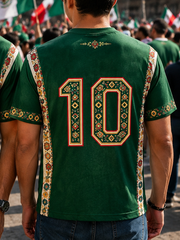 Men's Mexico Pride Art Printed short sleeves t-shirt