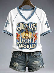 Women's Jesus Is The Light Of The World T-Shirt