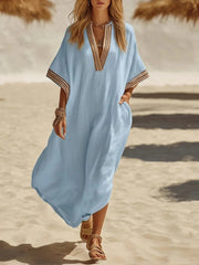 Women’s Bohemian Vacation Casual Maxi Dress