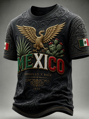 Men’s Mexico Independence Day Print Casual Short-Sleeve T-Shirt