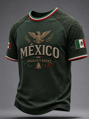Men’s Mexico Independence Day Print Casual Short-Sleeve T-Shirt