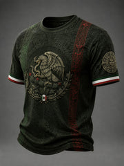 Men’s Mexico Independence Day Print Casual Short-Sleeve T-Shirt