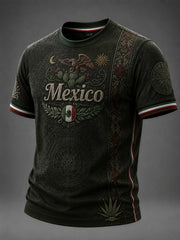 Men’s Mexico Independence Day Print Casual Short-Sleeve T-Shirt