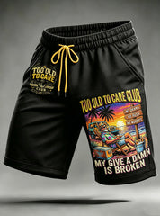 Men's Old Guys Surf Club  Drawstring Shorts